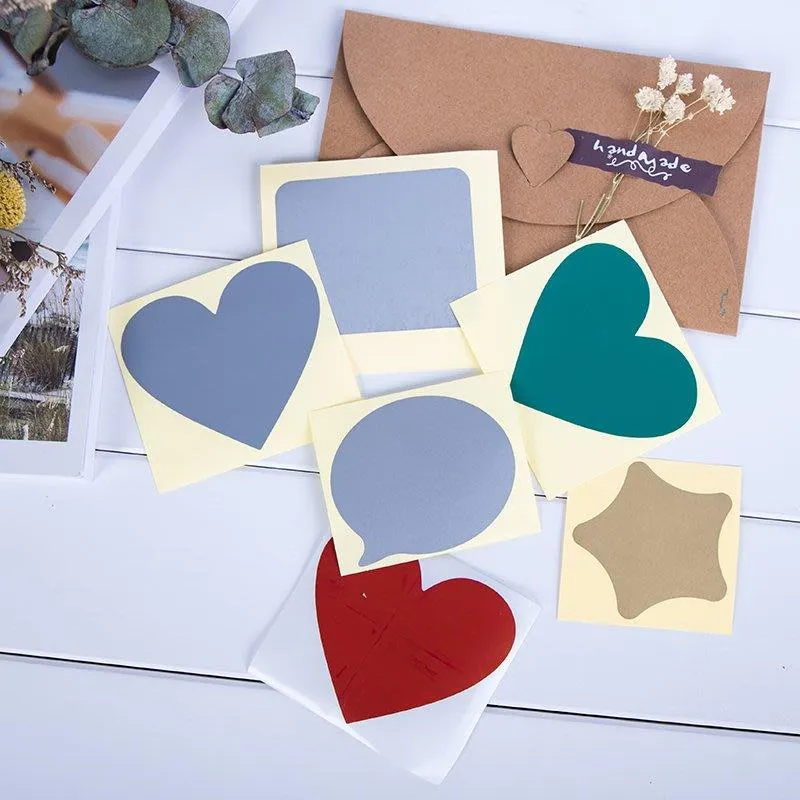 DIY scratch card scratch card sticker scratch film