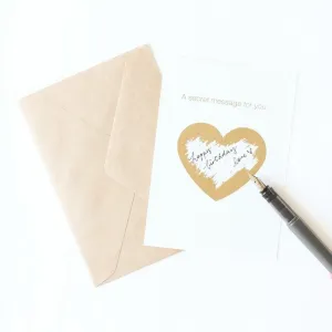 DIY scratch card scratch card sticker scratch film