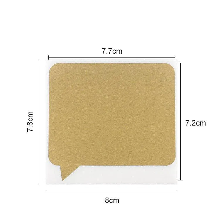 DIY scratch card scratch card sticker scratch film