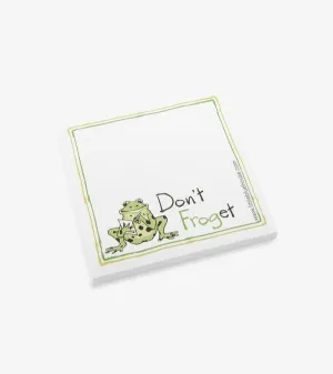 Don't Forget Frog Sticky Note