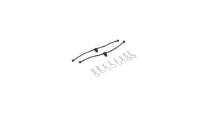 Du-Bro Body Klip Retainers, Black (2) (DUB2245)