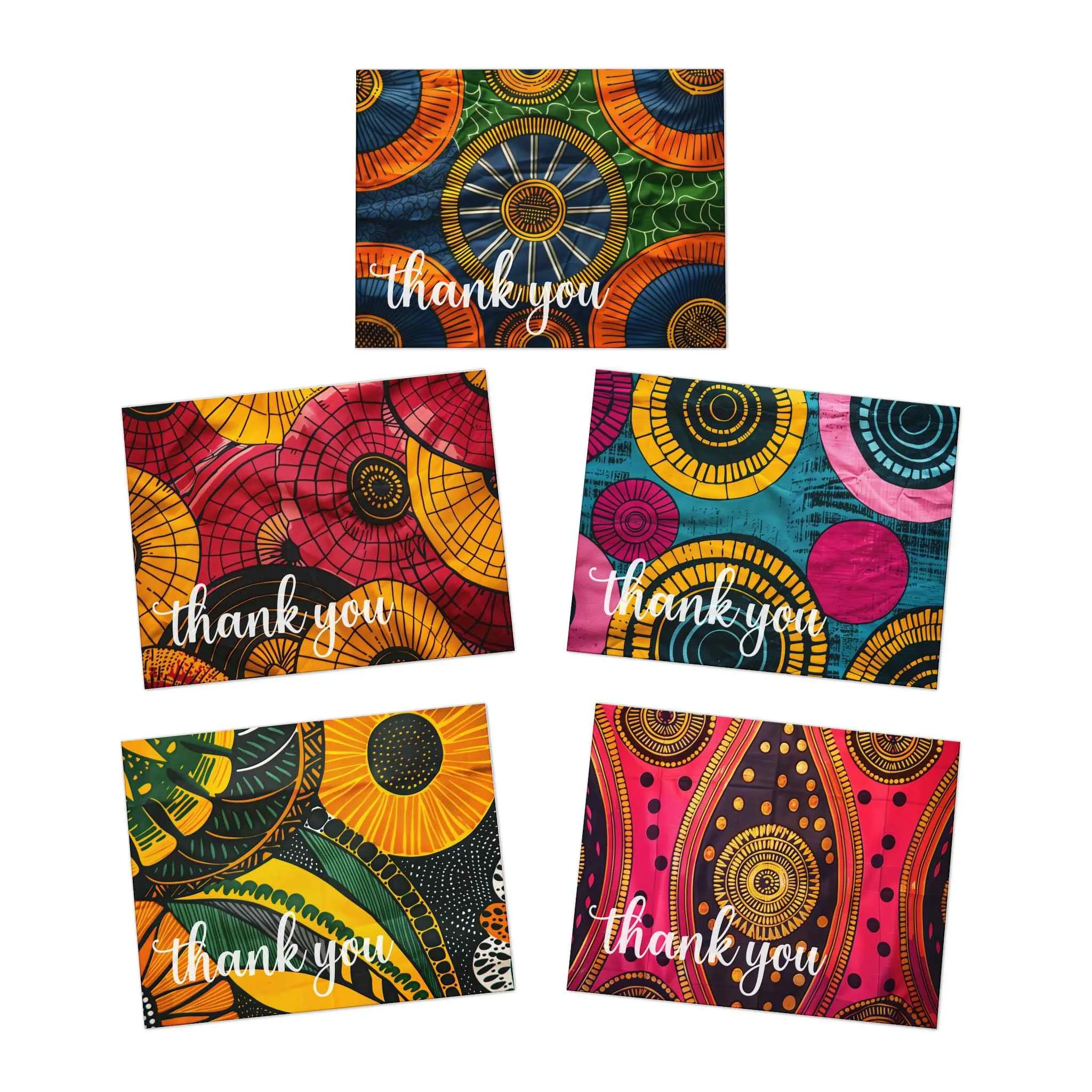 Dynamic Diaspora Multi-Design Thank You Cards (5-Pack)