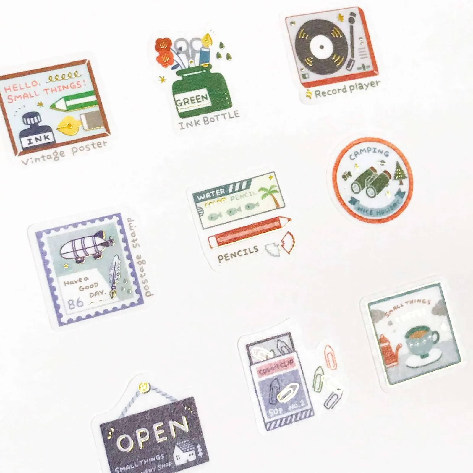 eric Sticker Flake Set II - My Shop/Sewing