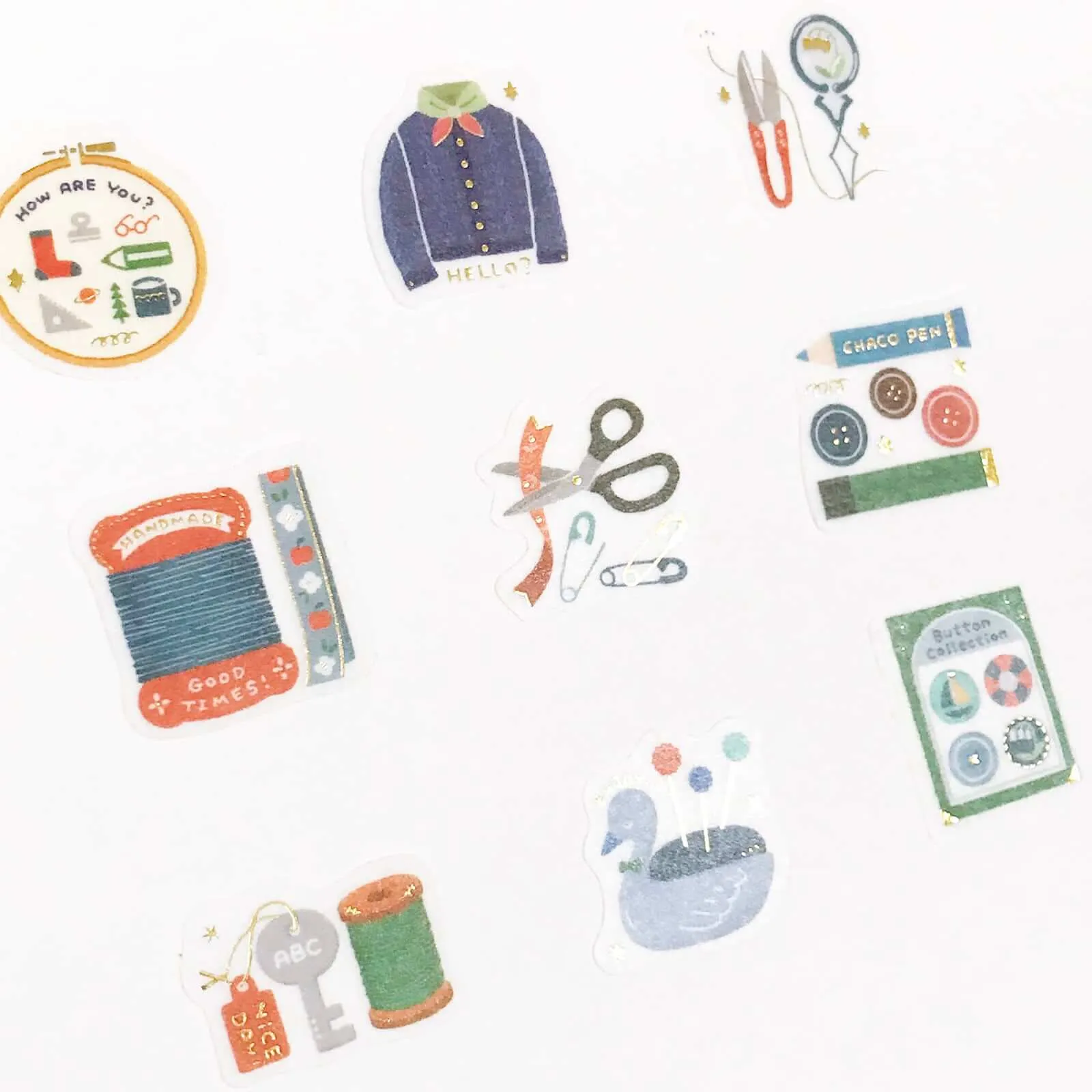 eric Sticker Flake Set II - My Shop/Sewing