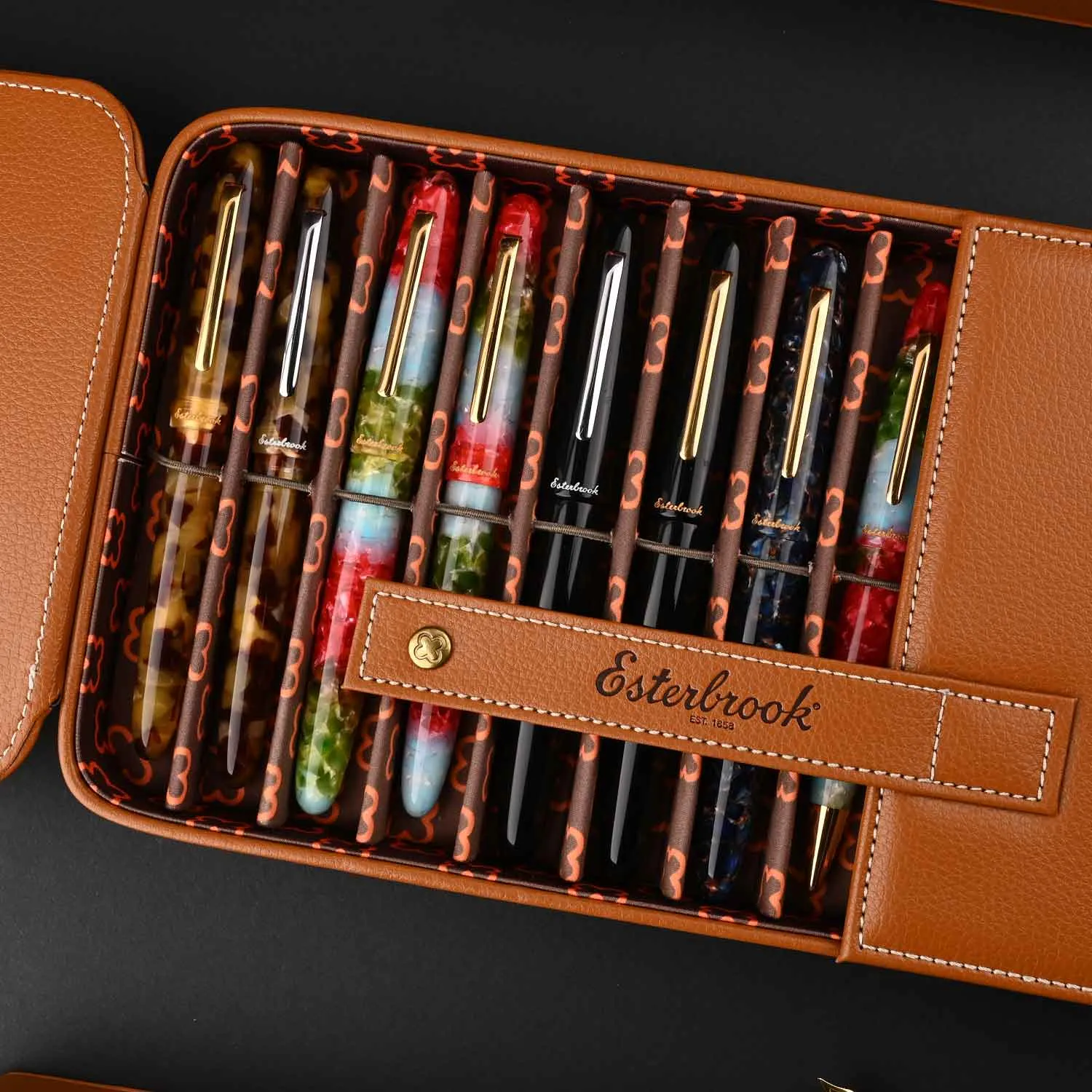 Esterbrook 12 Pen Holder - British Tan