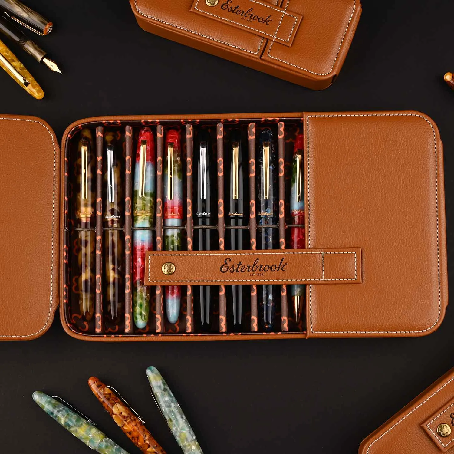 Esterbrook 12 Pen Holder - British Tan