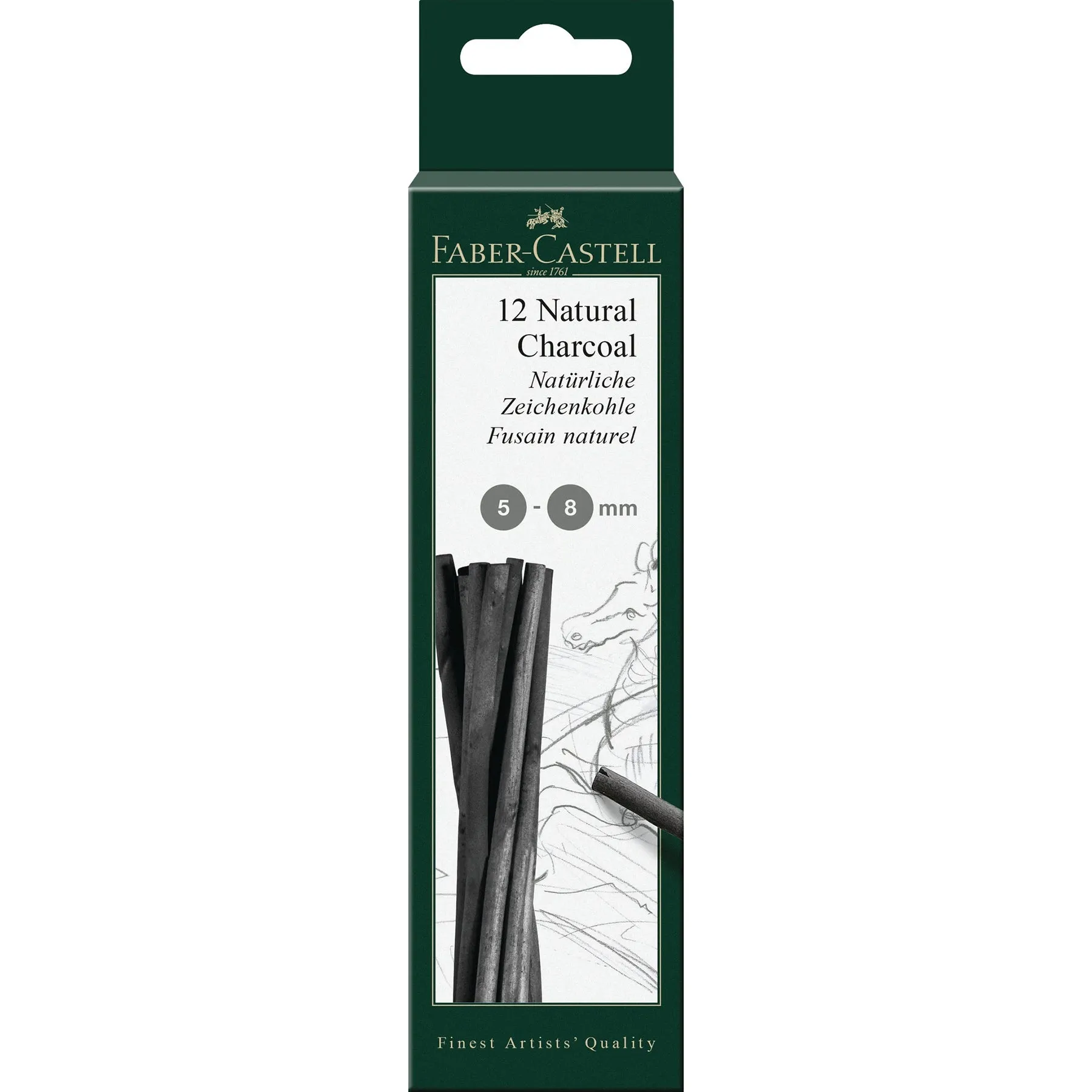 Faber-Castell Natural Charcoal 5-8MM pack