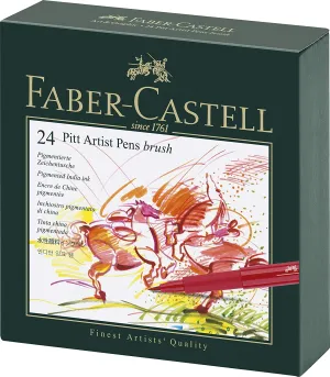 FABER-CASTELL PITT ARTIST Pen Broad - (Pack of 24)