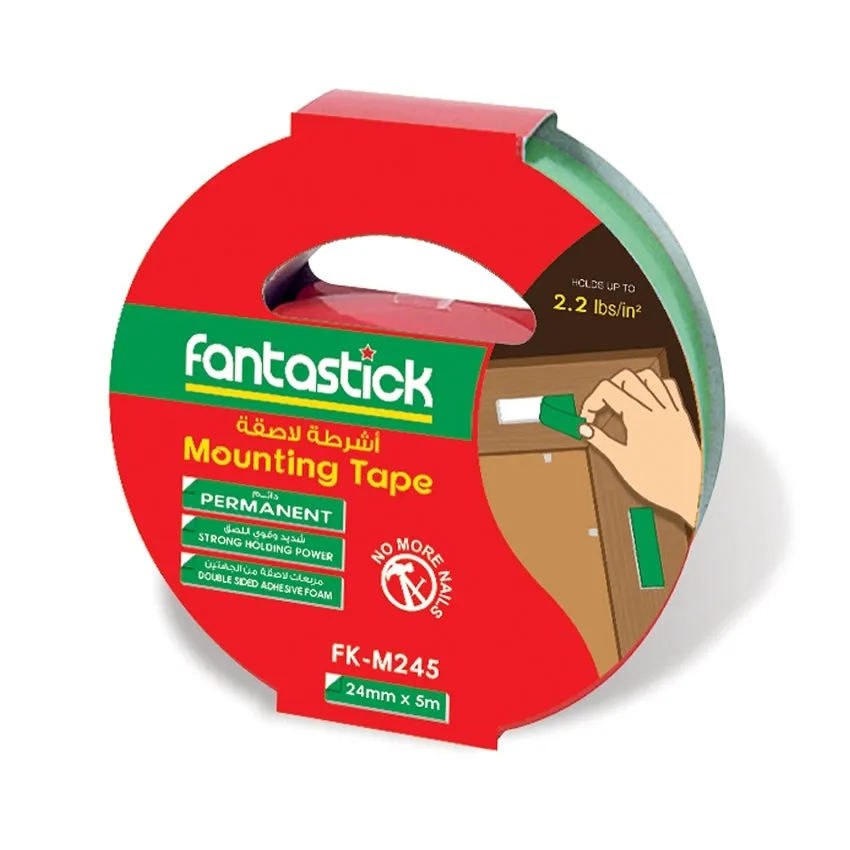 Fantastick Mounting Tape 1"x5m 12 Rolls Box