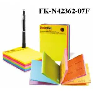 Fantastick Sticky Notes 3x4" 7color Fluorecent