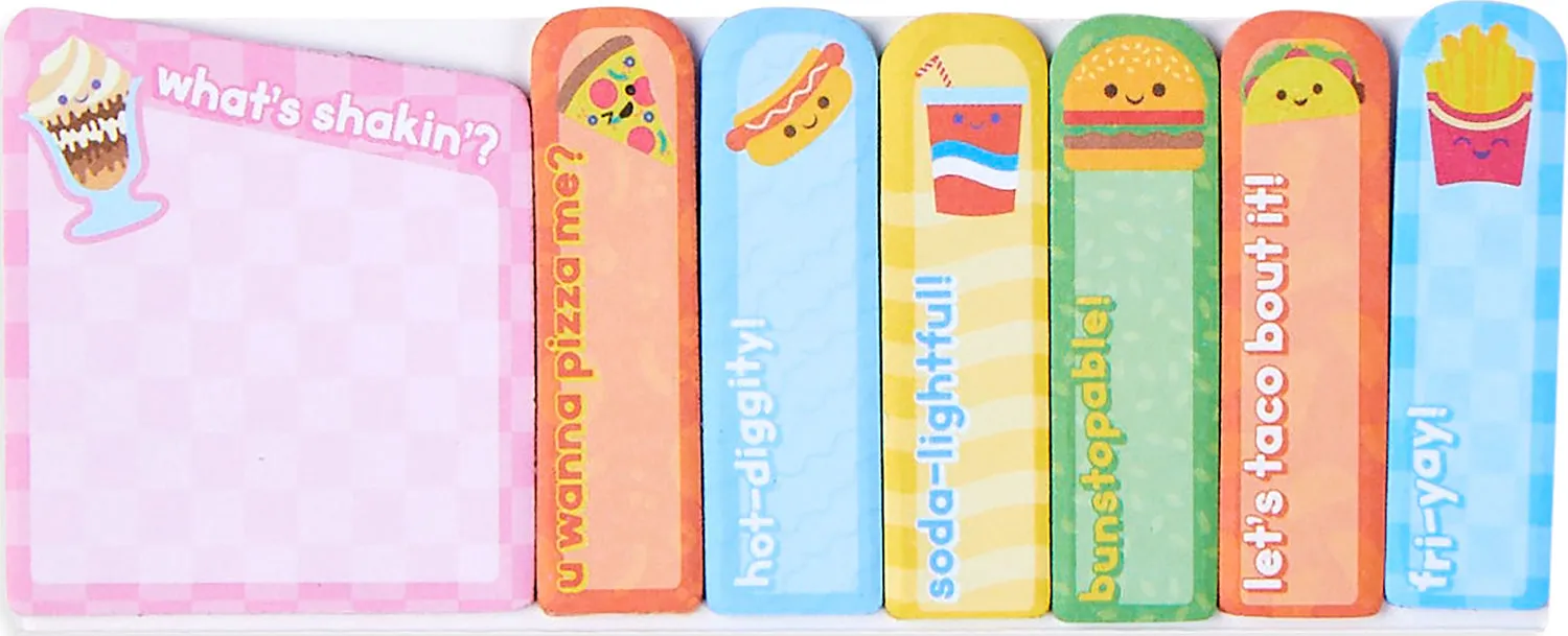 Fast Food Notes Pals Sticky Tabs