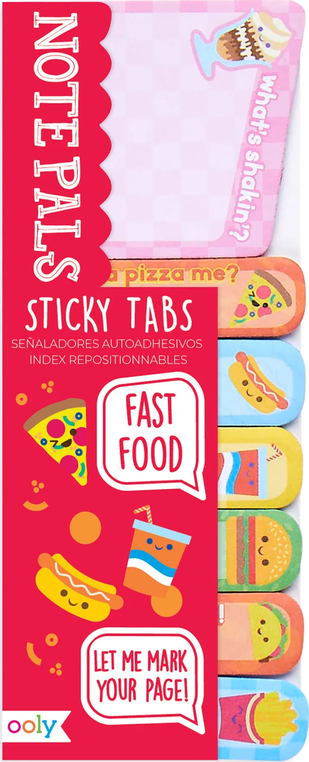 Fast Food Notes Pals Sticky Tabs