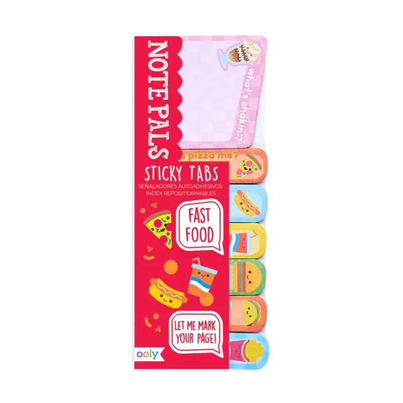 Fast Food Notes Pals Sticky Tabs