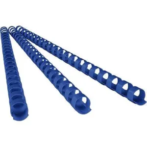 Fellowes Plastic Binding Combs Round 21 Loop 19Mm A4 Blue Pack 100