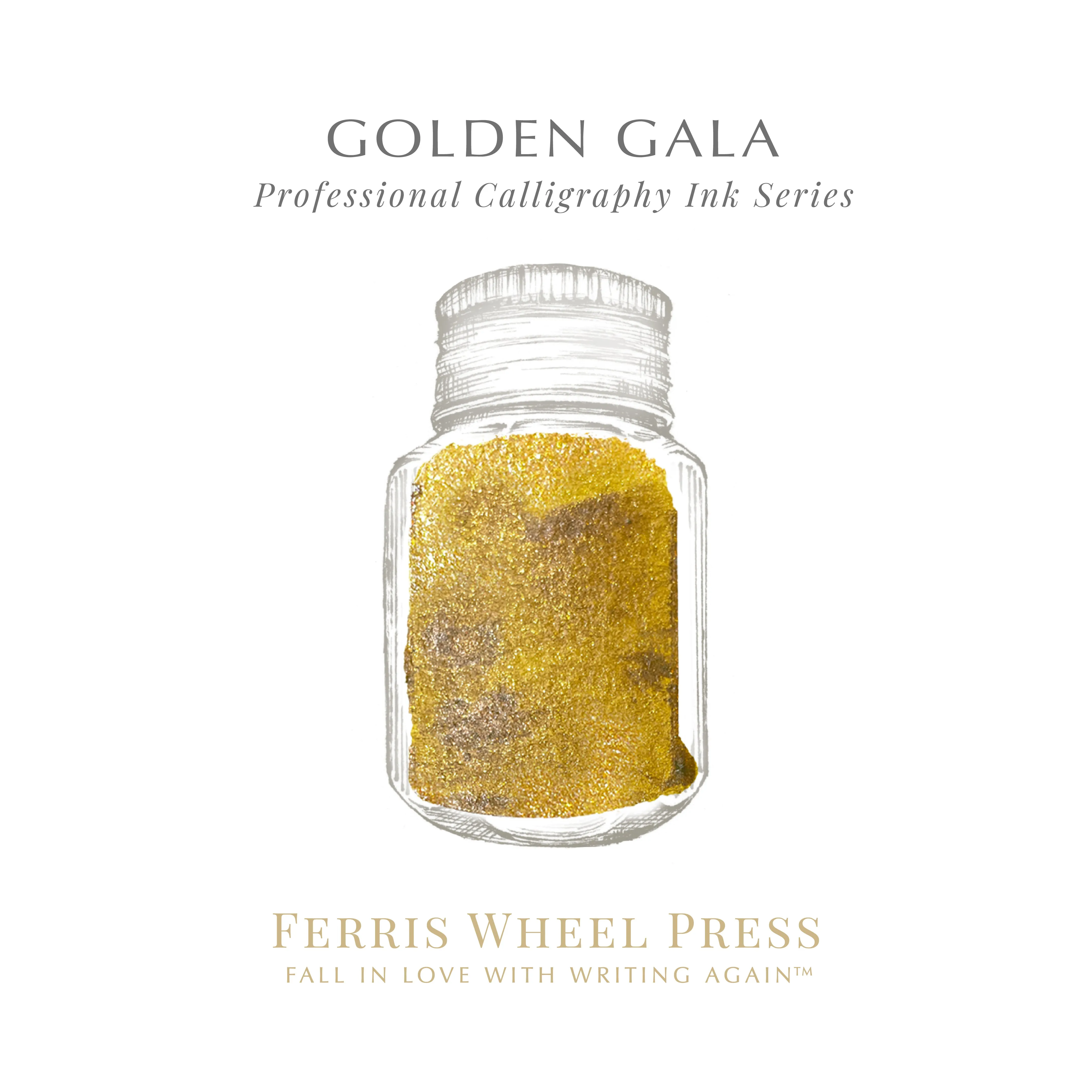 Ferris Wheel Press | Calligraphy Ink | Golden Gala