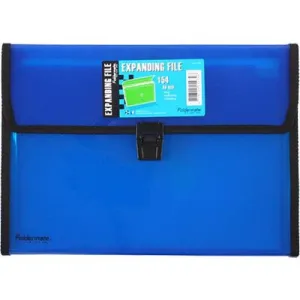 Foldermate A4 Size 13 Pocket Expanding File Blue