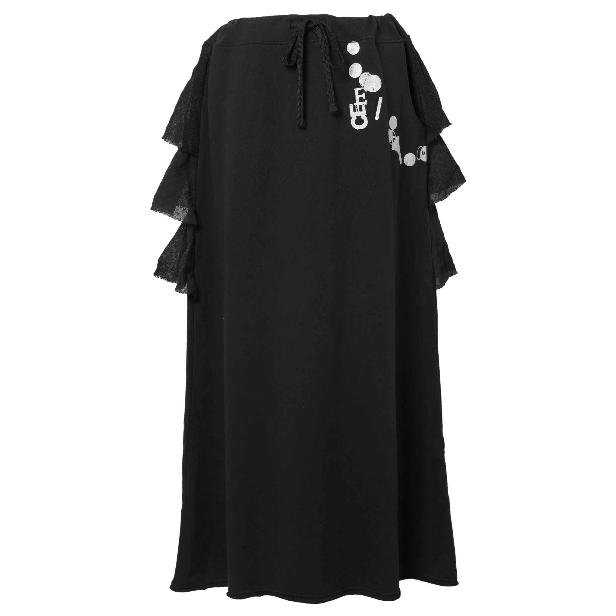 FOUNTAIN SKIRT / BLACK