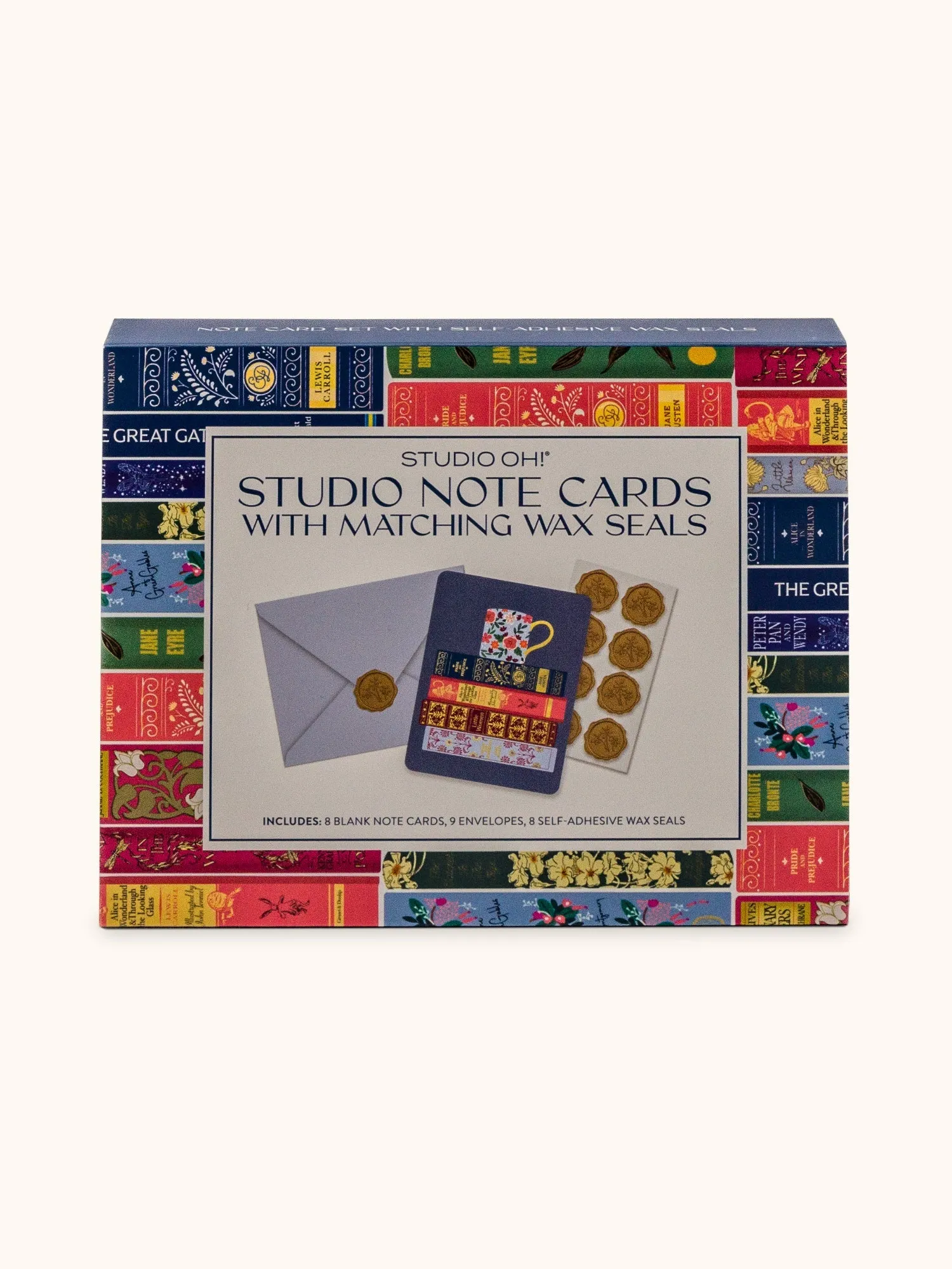 Fully Booked Note Cards with Wax Seals