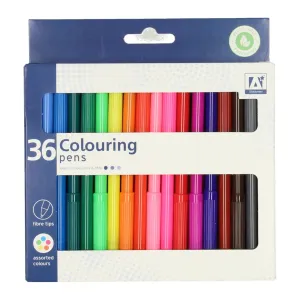 Funbo Conical Felt Tip Pen 36 Pcs Set