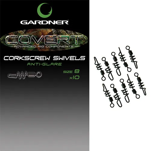Gardner Covert Corkscrew Swivels
