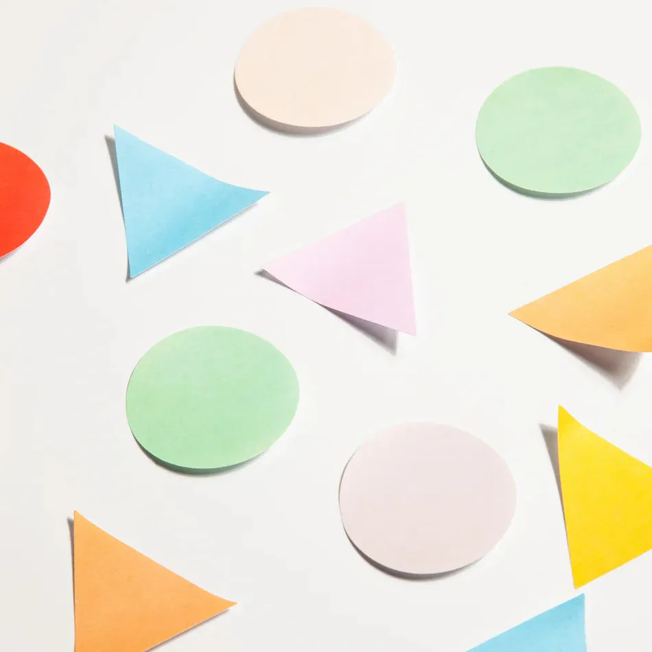 Geometric Sticky Notes (Cool)