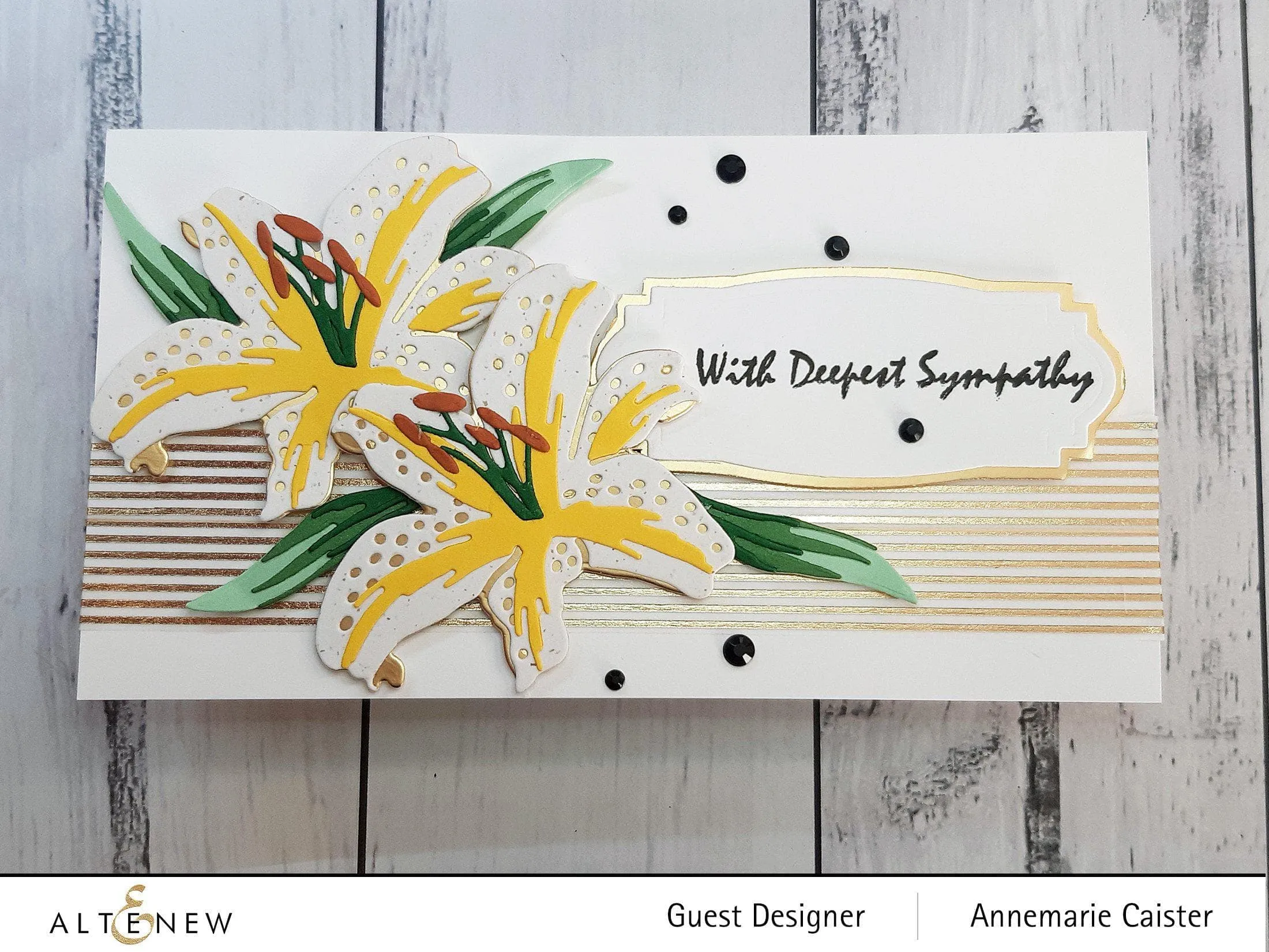 Gold Foil Pinstripe Washi Tape
