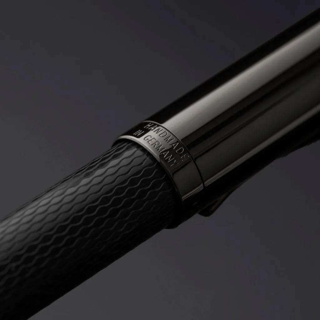 Graf Von Faber-Castell Guilloche Black Edition Rollerball