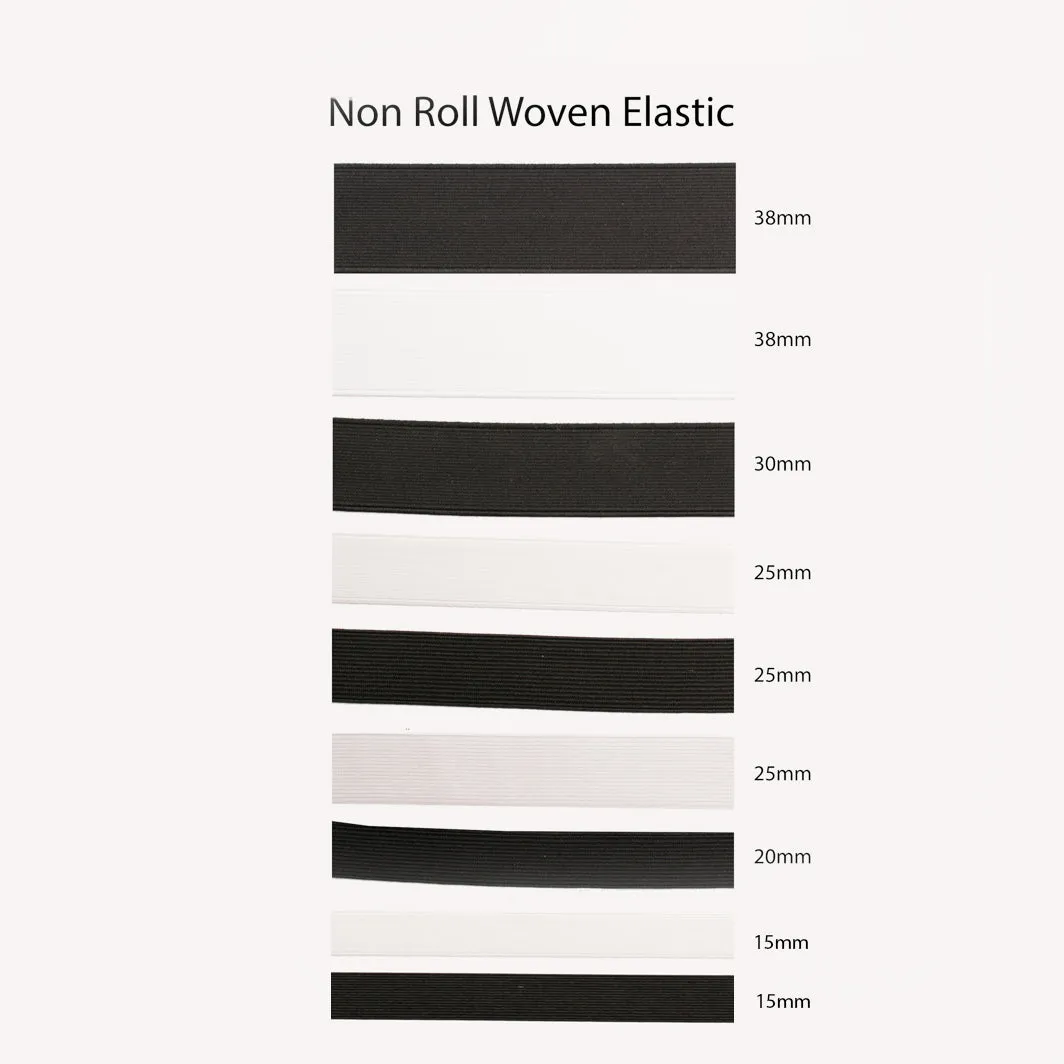 High Density Non-Roll Woven Elastic