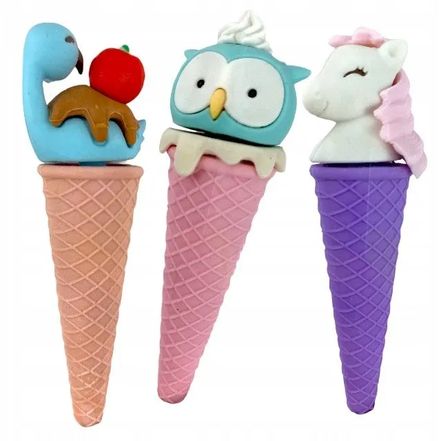 Ice Cream Kids Eraser (1 Count Random Style Pick)