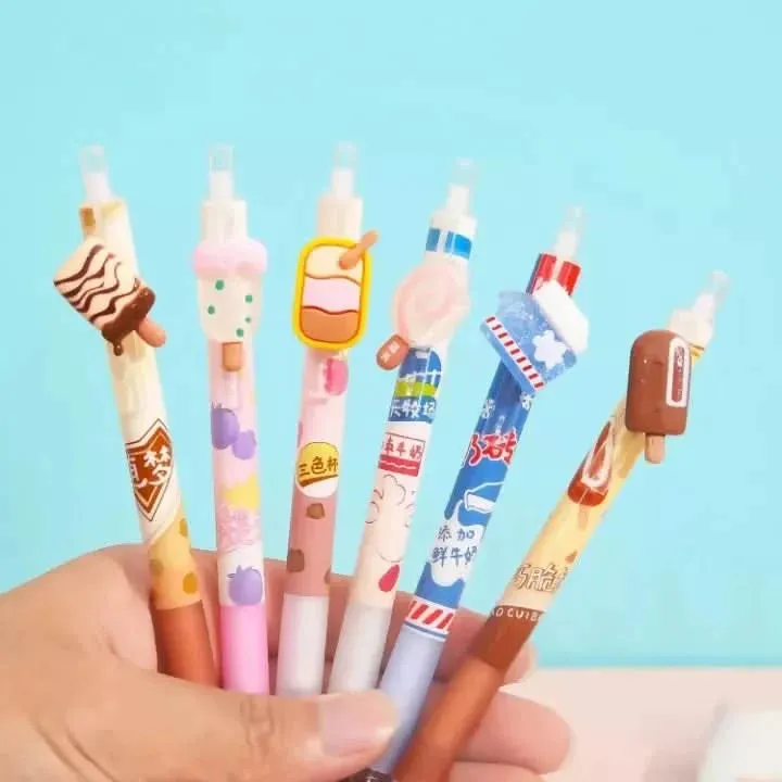 Ice-Cream Theme Erasable Mechanical Pen (Pack of 2)