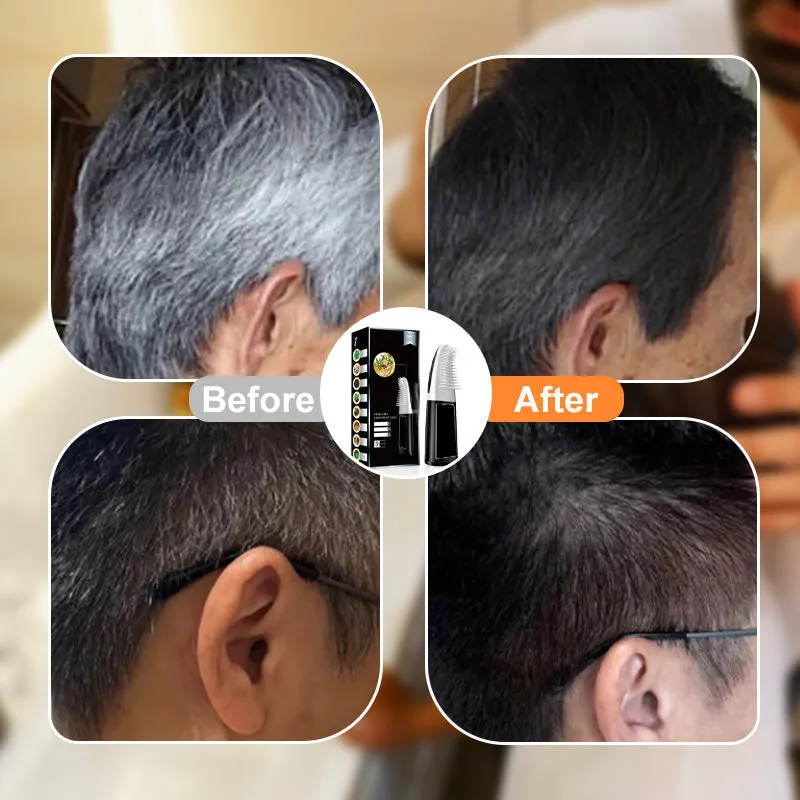 Intelligent Hair Dye Comb with Plant-Based Formula