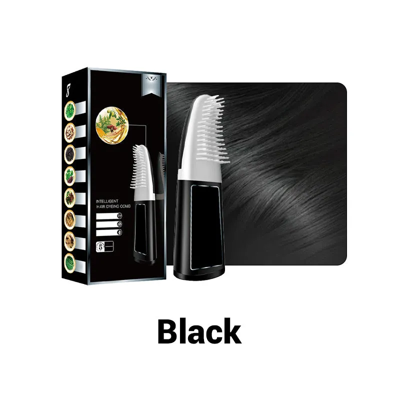Intelligent Hair Dye Comb with Plant-Based Formula