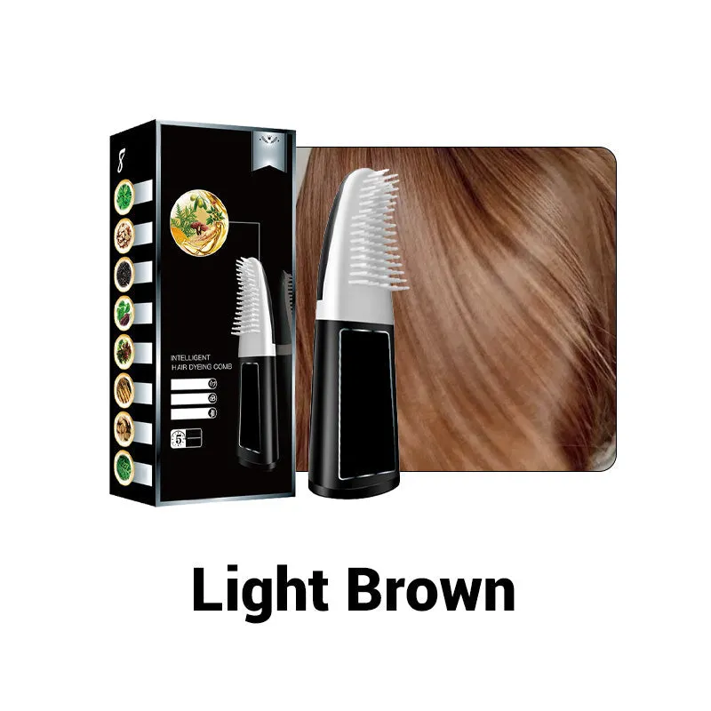 Intelligent Hair Dye Comb with Plant-Based Formula