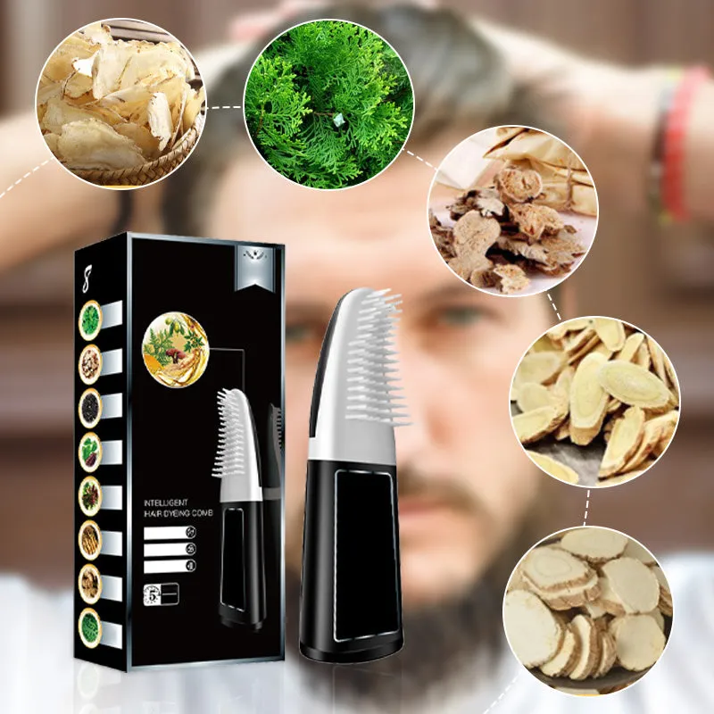 Intelligent Hair Dye Comb with Plant-Based Formula