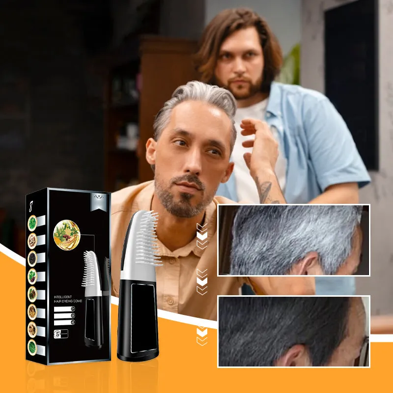 Intelligent Hair Dye Comb with Plant-Based Formula