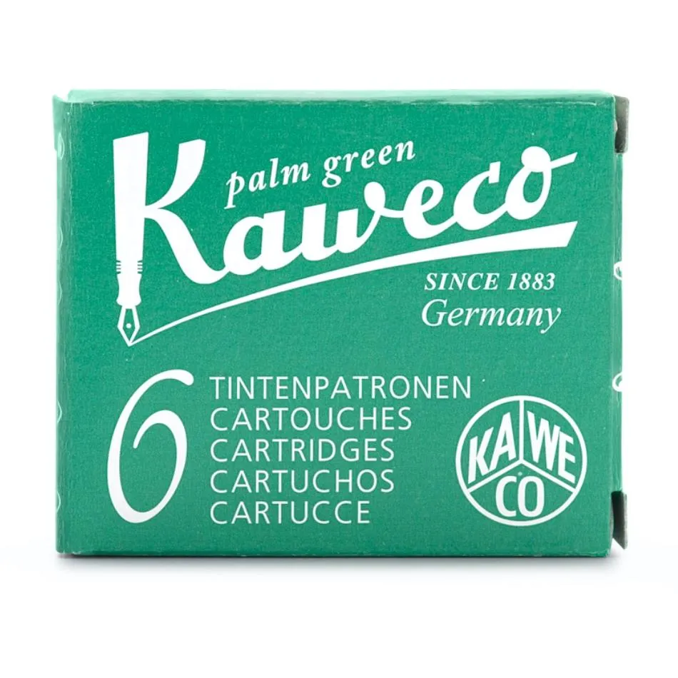 Kaweco Ink Cartridges - Palm Green