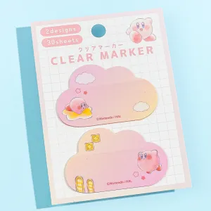 Kirby Clear Marker Sticky Notes