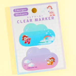 Kirby Transparent Sticky Notes Set