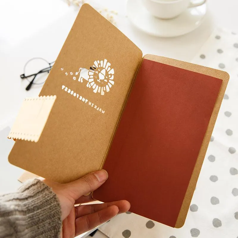 Korea Vintage Cutout Paper Carving Kraft Paper Greeting Cards NP-050013