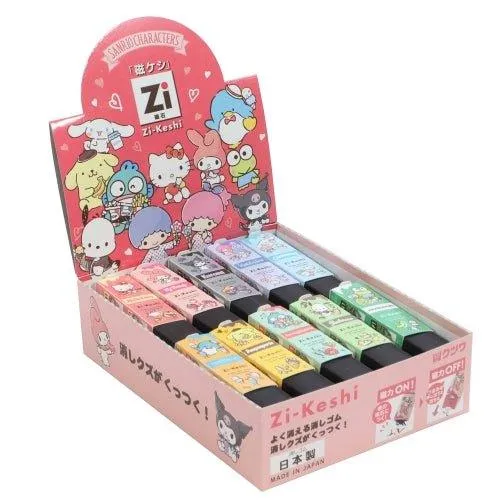KUTSUWA x SANRIO Sanrio Character Magnetic Magnetic Eraser No Pick Random Shipment