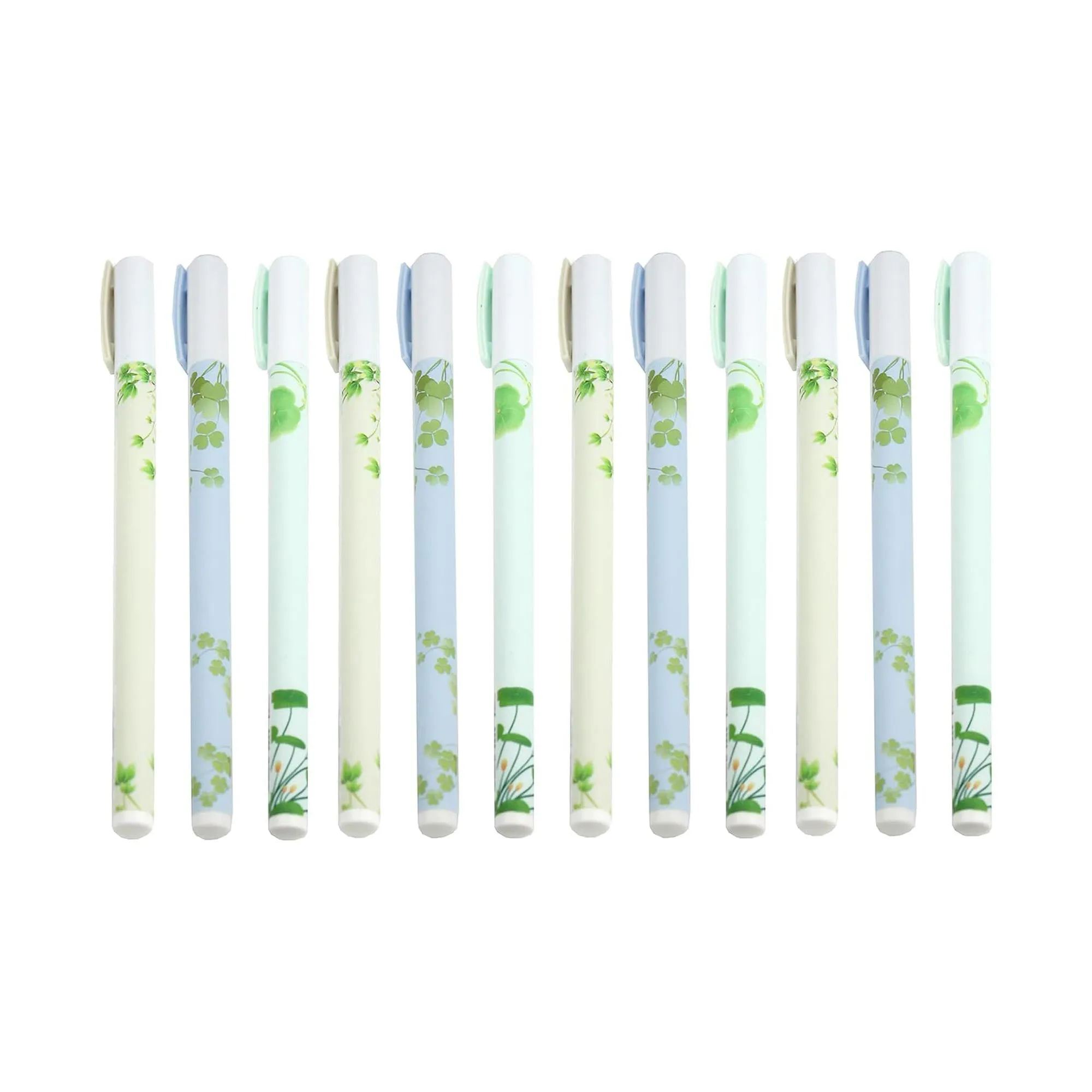 Leaves of Elegance: Pack of 12 Gel Pens