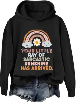 Loose Soft Long Sleeve Pullover Tops Graphic Long Sleeve Sweatshirt Aesthetic Pullover with Pockets 2024 Teacher
