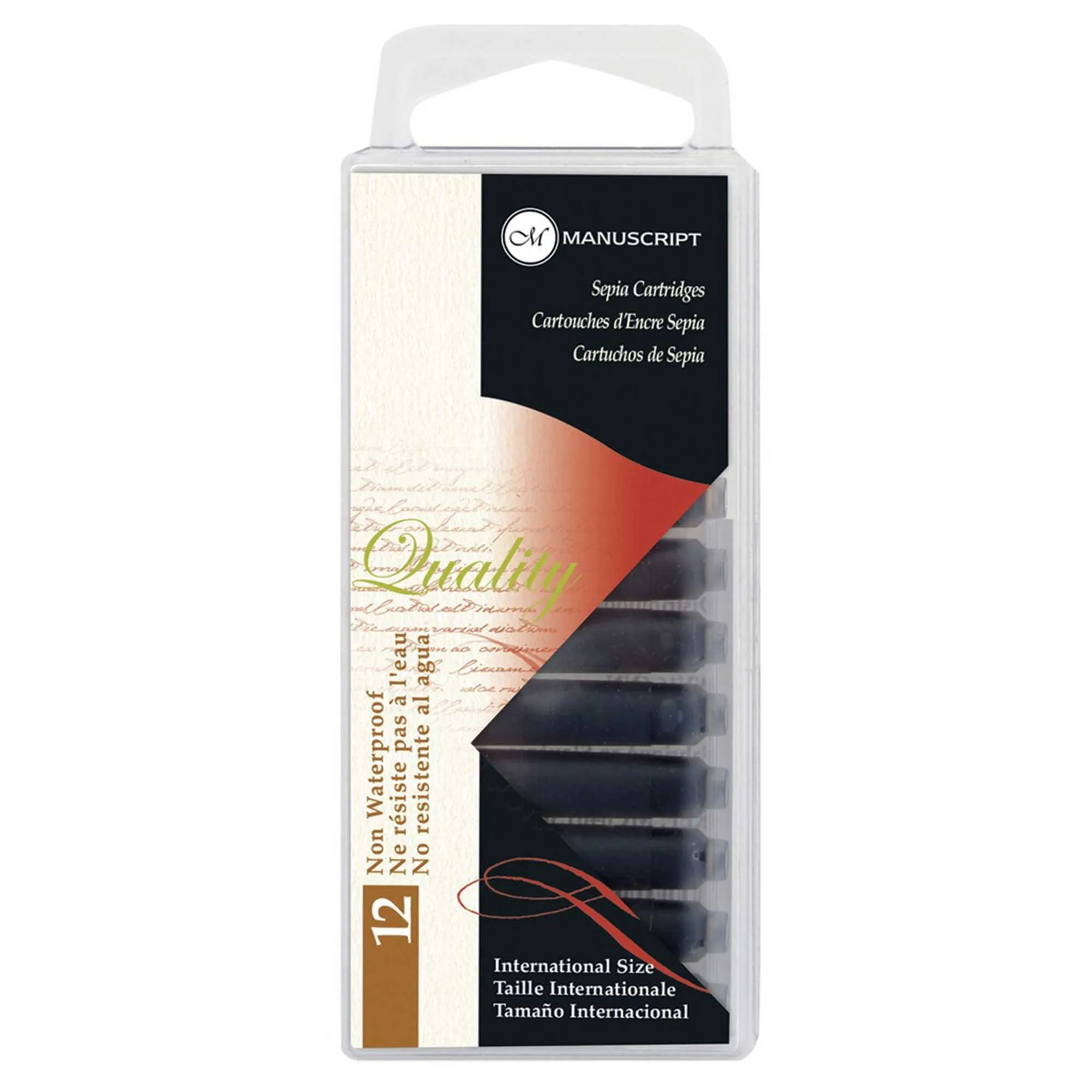 Manuscript Calligraphy Ink - 12 Cartridges