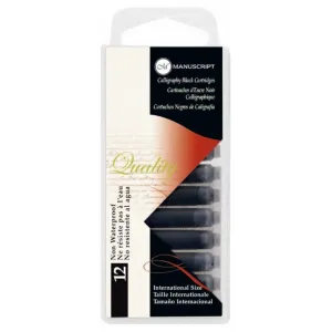 Manuscript Calligraphy Ink - 12 Cartridges