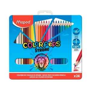 Maped Strong Metal Coloring Pencil Set 24 Colors