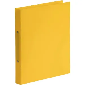 Marbig Soft Touch 2 Ring Binder A4 Yellow