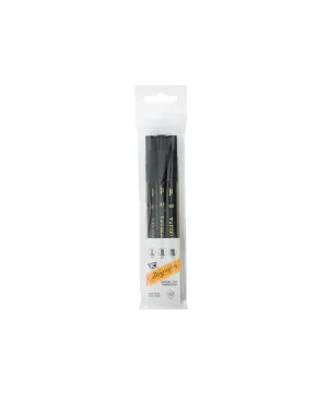 Marker Calligraphy Set Black - 3 Pieces