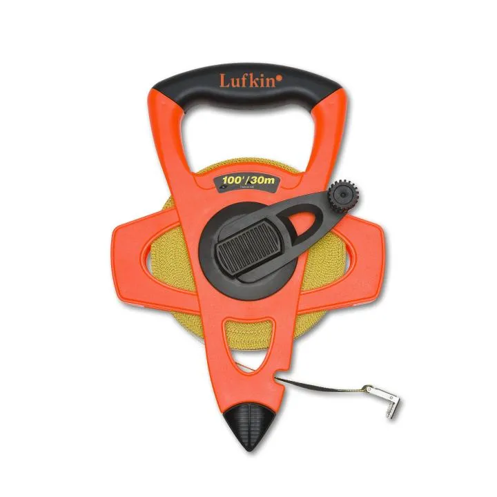 Measuring Tape - Crescent Lufkin® 1/2 in x 100ft Fiberglass SAE/Metric Dual Sided Tape Measure, FM030CME