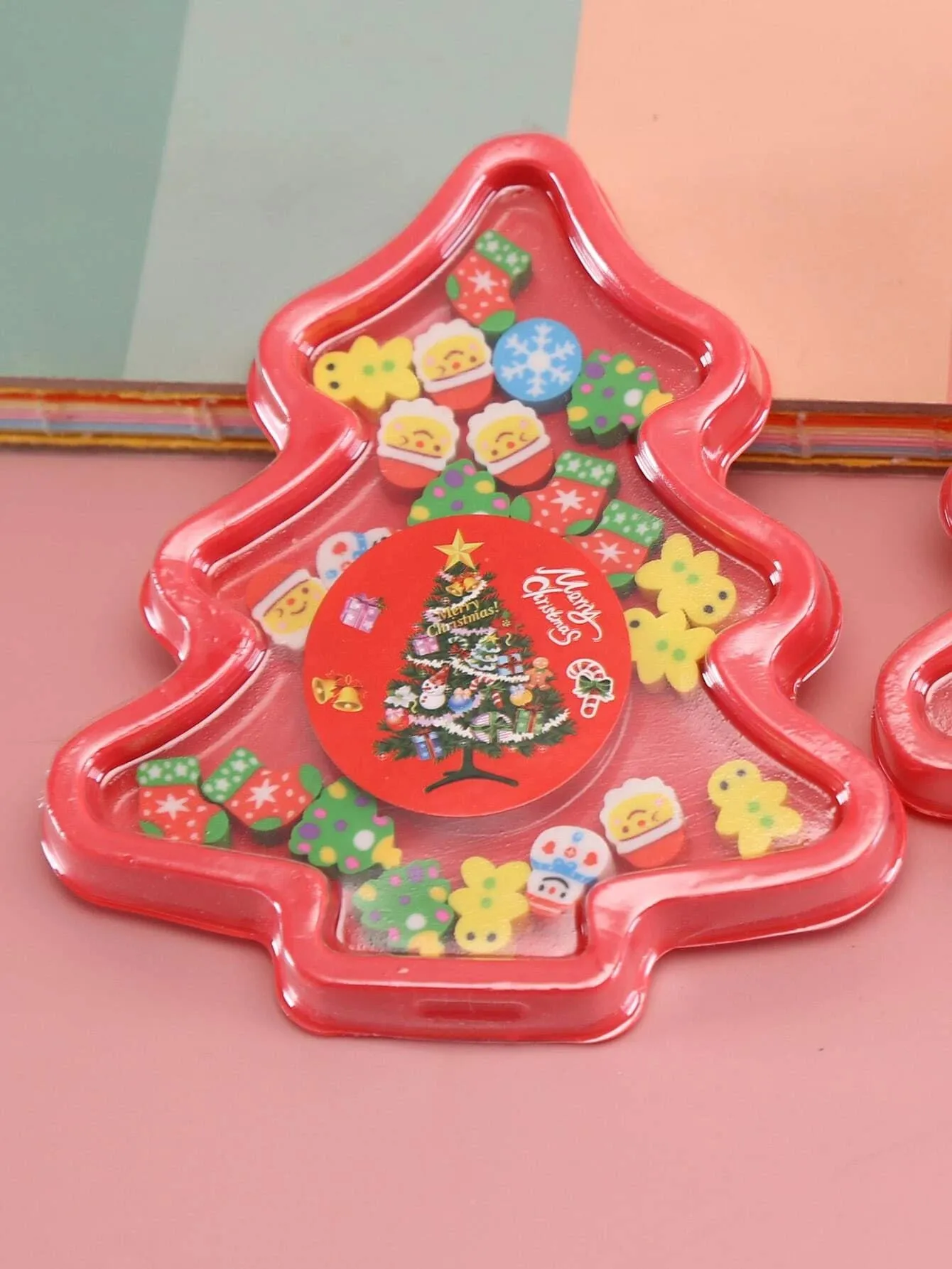 Mini Christmas Eraser Set (Random Design)