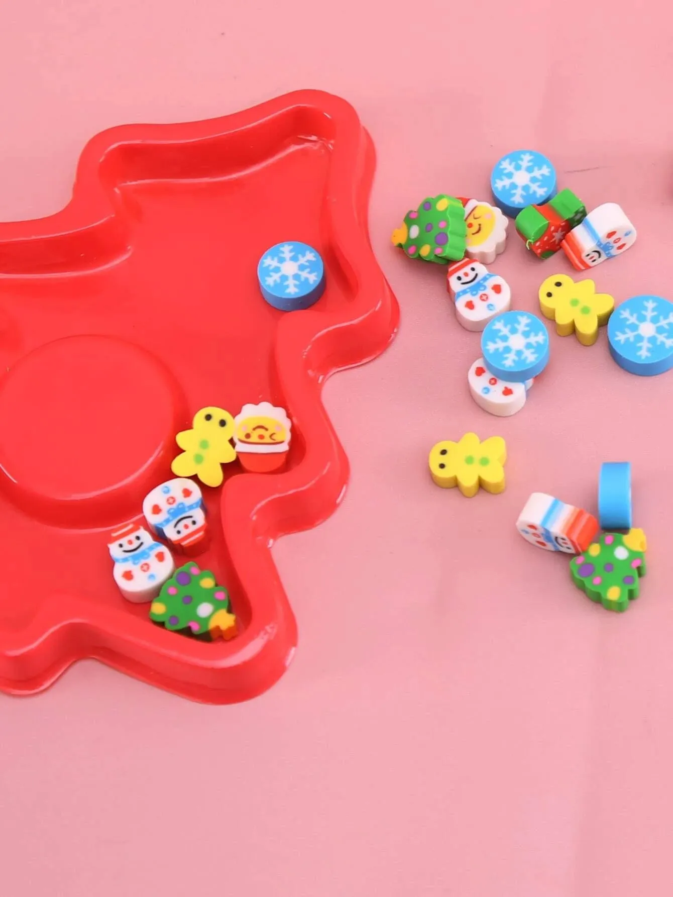 Mini Christmas Eraser Set (Random Design)